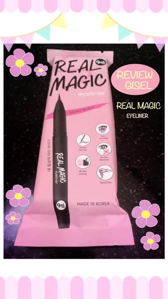 REVIEW GISEL REAL MAGIC EYELINER ถึงฝนจะตก แดดจะออกก็ไม่กังวล | Dek-D.com