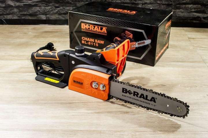 เลื่อยไฟฟ้า Berala BL-8115 พร้อมโซ่ 1 เส้นขนาด 11.5 นิ้ว 700W 