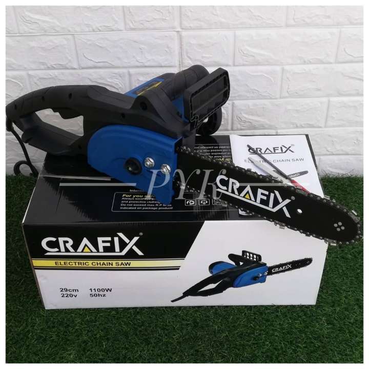 CRAFIX เลื่อยโซ่ไฟฟ้า 11.5 นิ้ว 1100w 480rpm