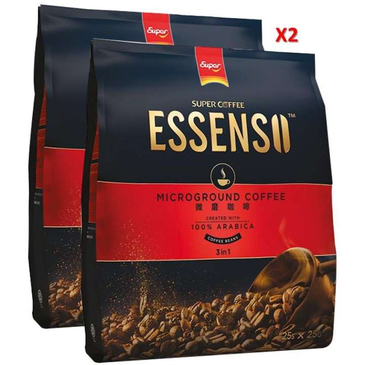 Essenso 3in1 Microground Coffee Arabica เอสเซนโซ่ 3 อิน 1 อาราบิก้า 100