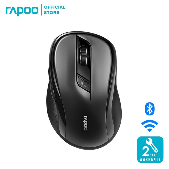 เมาส์ไร้สาย Rapoo M500 Multi-mode Silent Wireless Mouse Bluetooth