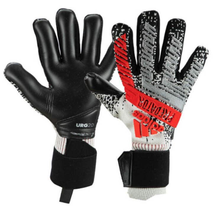 ถุงมือผู้รักษาประตู ถุงมือโกล Adidas Predator Pro Silver Metallic