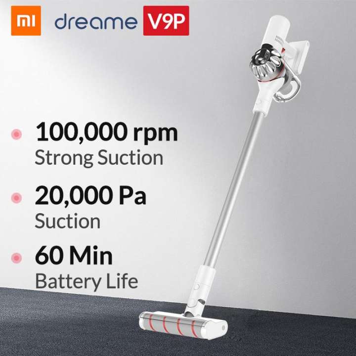 Dreame V9/V9P มือถือเครื่องดูดฝุ่นไร้สายไร้สาย แบบพกพาตัวกรองรุ่นไซโคลน 115AW