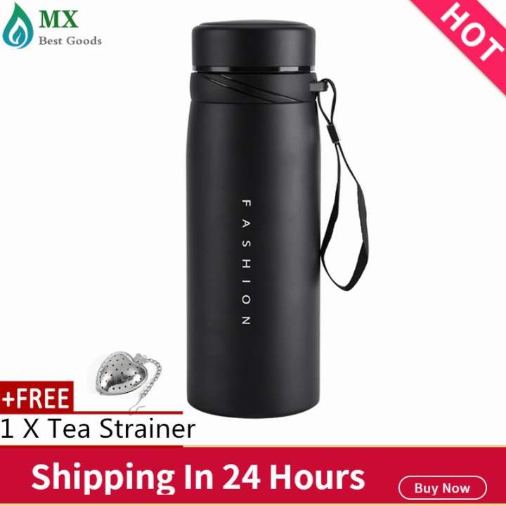 Stainless Steel Water Thermos Cup Tea Coffee Travel Drink Bottle