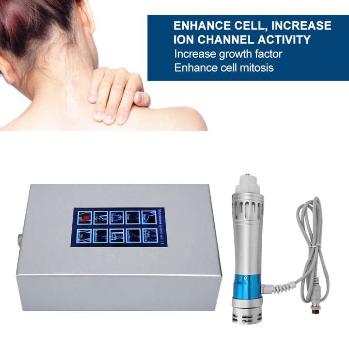 แม่เหล็กไฟฟ้า Extracorporeal Shockwave Therapy ED บรรเทาอาการปวดนวดบำบัดเครื่อง (110-240 V) กฎระเบียบของอังกฤษ