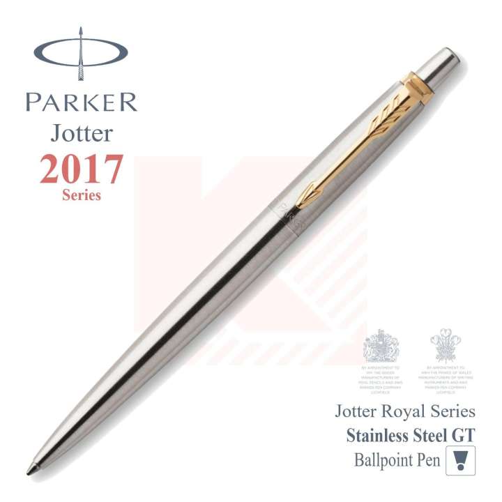 ปากกาลูกลื่น Parker Jotter Stainless Steel GT