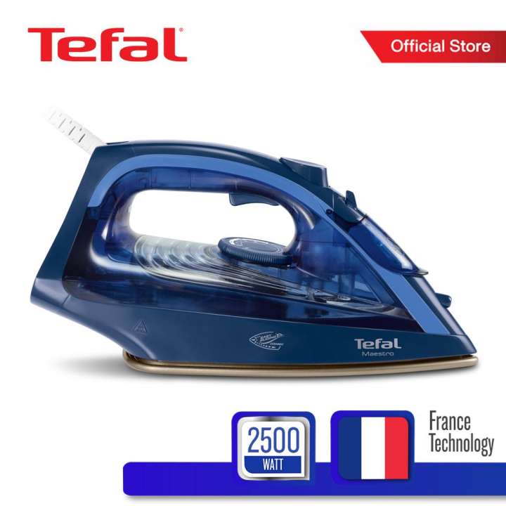 Tefal เตารีดไอน้ำ กำลังไฟ 2500 วัตต์ รุ่น FV1848T0 -Blue