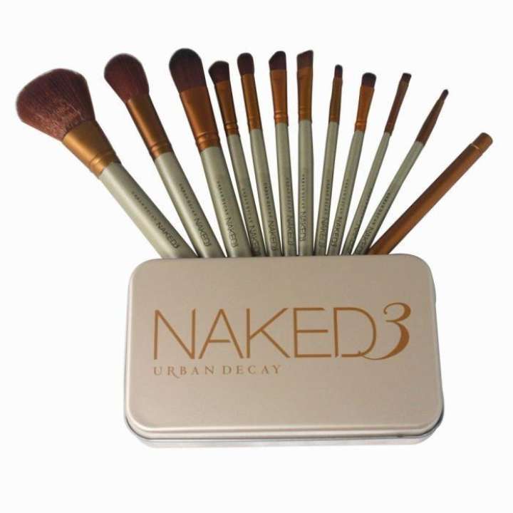  Naked 3 แปรงแต่งหน้า 12 ชิ้น ชุดกล่อง