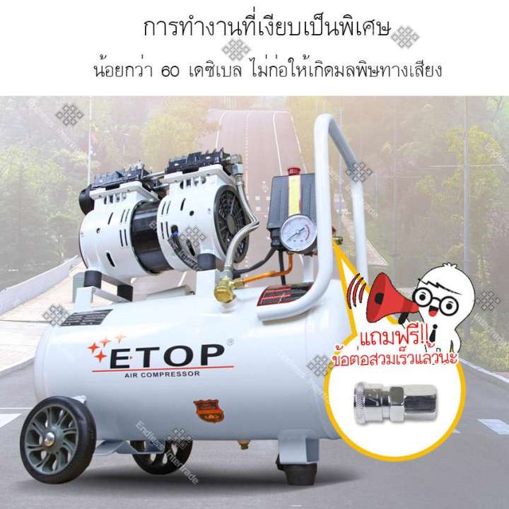 ปั๊มลม oil free ยี่ห้อไหนดี puma หรือ hi top แบรนด์ iwata