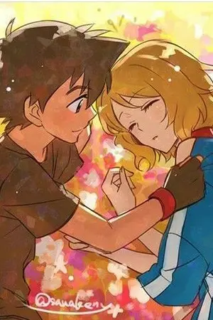 ปกนิยาย Pokemon​ (Satoshi​ x​ Serena)​ การเดินทางอีกครั้งในภูมิภาคคาลอส
