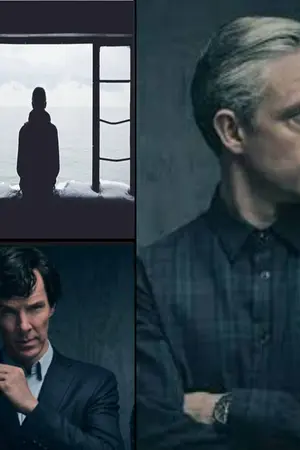 ปกนิยาย Fanfiction  #Johnlock #Drama โลกนี้ที่ไม่มี Sherlock