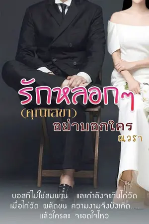 ปกนิยาย รักหลอก ๆ (คุณเลขา)อย่าบอกใคร