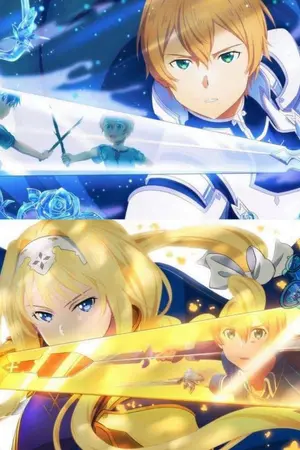 ปกนิยาย sword art online alicization การต่อสู้ของความตรงข้ามละหว่างเพื่อนสนิท