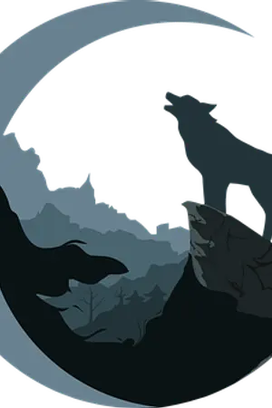 ปกนิยาย ตำนานของราชันหมาป่าเทพนักล่า