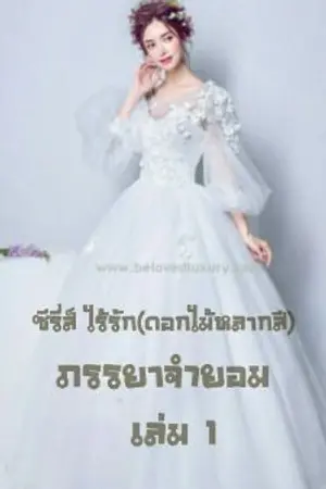 ปกนิยาย ภรรยาจำยอม เล่ม1 [ซีรี่ส์ ไร้รัก(ดอกไม้หลากสี)]