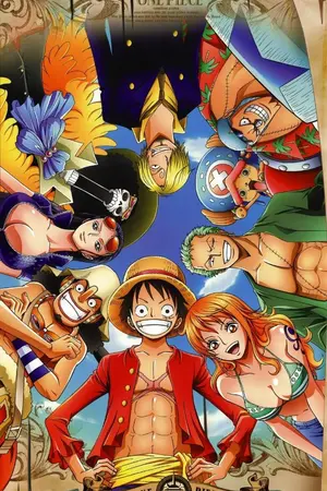 ปกนิยาย [ One Piece ]เมื่อผมกับเพื่อนตัวฟ้ามาป่วนโลก