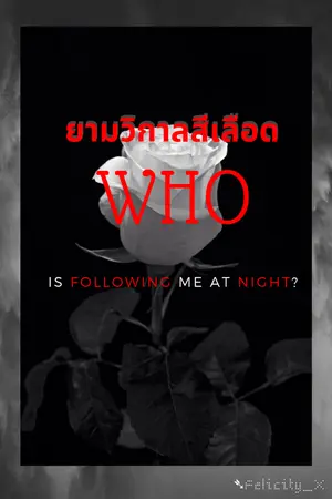 ปกนิยาย 【ยามวิกาลสีเลือด】Who is following me at night?