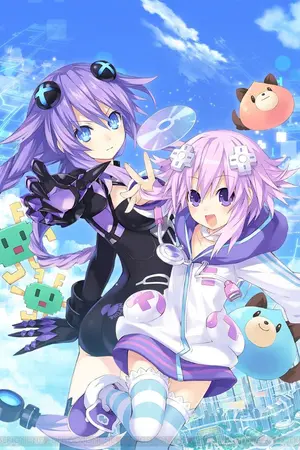 ปกนิยาย (Fic Hyperdimension Neptunia ) เทพธิดาป่วนอลเวงในโลกของมายฮีโร่