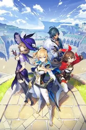 ปกนิยาย Genshin impact x black clover:genshin clover เปิดตำนานอัศวินเวทมนตร์ในต่างโลก