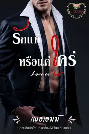 ปกนิยาย รักแท้...หรือแค่ใคร่