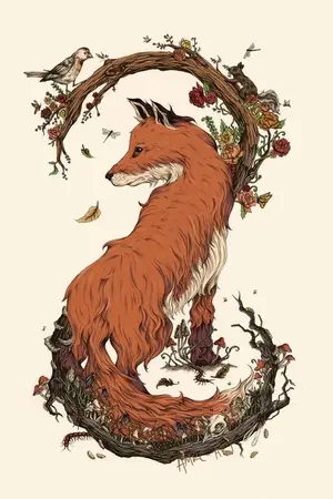 ปกนิยาย จิ้งจอกเร่ร่อน