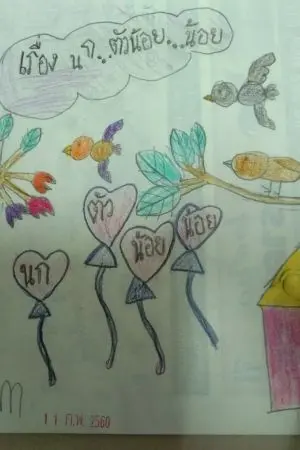 ปกนิยาย เรื่อง นก...ตัวน้อย...น้อย