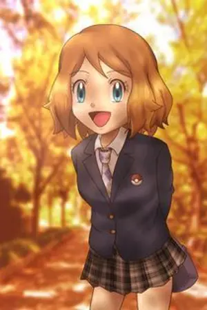 ปกนิยาย pokemon ความรักของชาโตชิและเซเรน่าในโรงเรียนโปเกม่อนของอโลลา