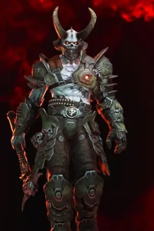 ปกนิยาย Komatsu no yaiba x Doom eternal:กำเนิดใหม่ปีศาจนักล่าอสูร