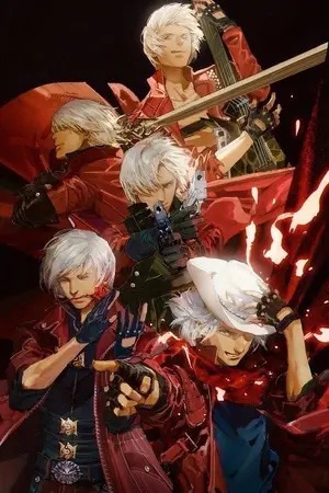 ปกนิยาย [Fic Devil May Cry Dante x OC Omegaverse] นักล่าปีศาจสีแดงกับเทวดานักล่าปีศาจ