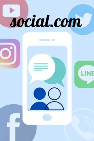 ปกนิยาย Social.com