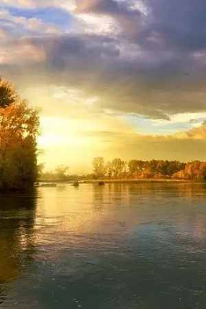 ปกนิยาย สายน้ำและลำธาร #the river