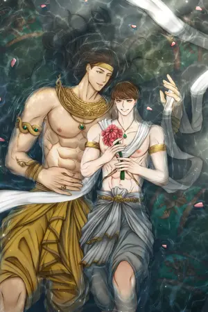 ปกนิยาย กาหลงหิมพานต์ (พีเรียดไทย,Mpreg)