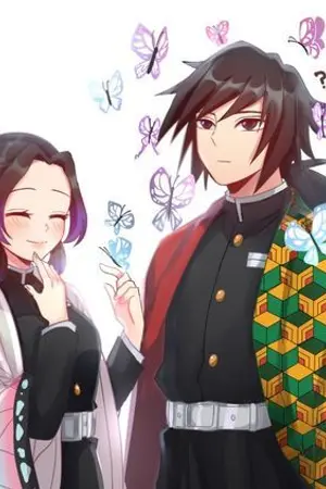 ปกนิยาย Kochou shinobu X Tomioka giyuu