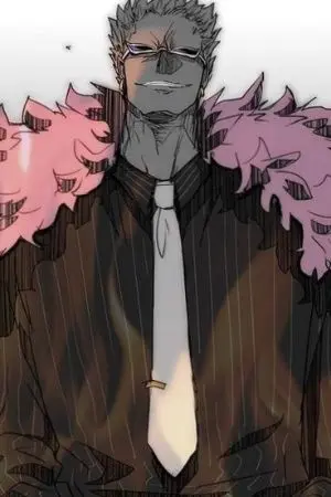 ปกนิยาย Doflamingo x you   ด้าย...🖤🖤