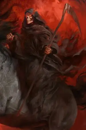 ปกนิยาย ผมคือจตุรอาชาแห่งความตาย