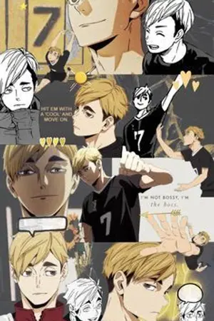 ปกนิยาย miya atsumu x oc เฌอเเตมที่เเปลว่า ที่รักใช่มัยครับ