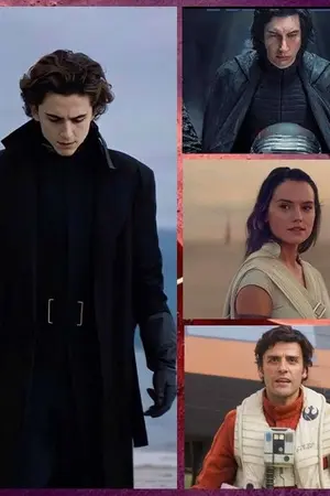 ปกนิยาย Reylo and paul poe : dune + star wars (short fic)