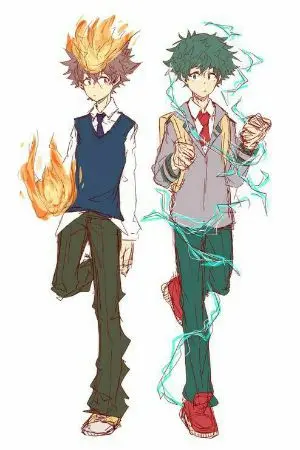 ปกนิยาย [Fic My hero academia/Reborn] มาเฟียรุ่นที่สิบในโลกของฮีโร่