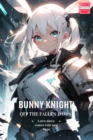 ปกนิยาย The bunny Knight of the fallen dawn (อัศวินกระต่ายแห่งรุ่งอรุณที่ร่วงหล่น)