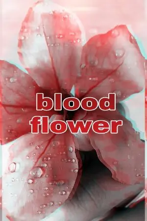 ปกนิยาย blood flower ฆาตกรรมดอกไม้สีเลือด