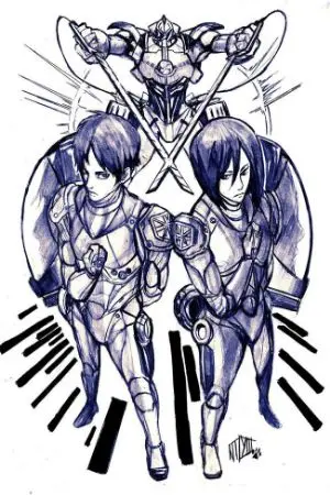 ปกนิยาย attack on​ titan​ x​ pacific rim ศึกผ่าพิภพ​ไคจู