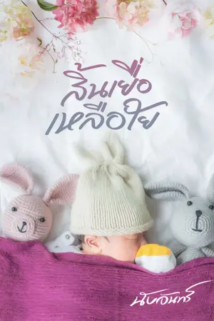 ปกนิยาย สิ้นเยื่อเหลือใย ( มี e - book)