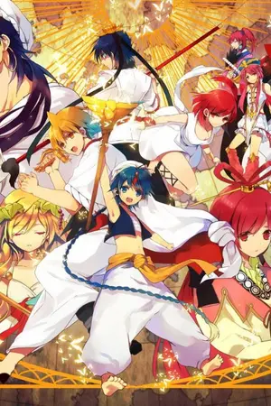 ปกนิยาย ฟิค(Magi)ทำไมทะลุมิติมาทั้งห้องล่ะ!!?