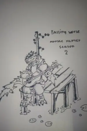 ปกนิยาย monster hunter Falling worle