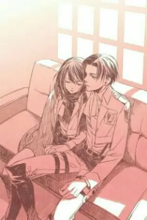 ปกนิยาย นี่เธอ....อยู่ในหัวใจของฉันได้ยังไง(Levi x Mikasa
