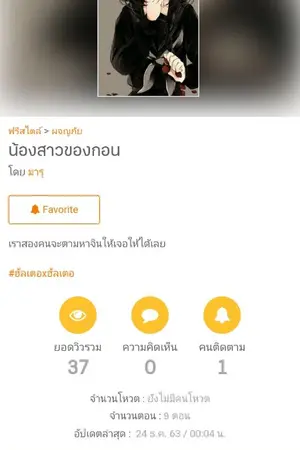 ปกนิยาย น้องสาวของกอนต่อจากภาคที่แล้ว