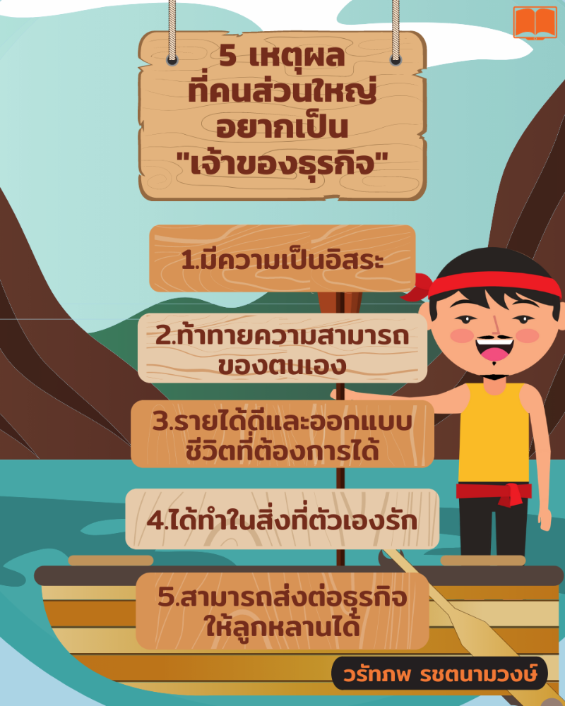 5 เหตุผล ที่คนส่วนใหญ่อยากเป็นเจ้าของธุรกิจ | Dek-D.Com