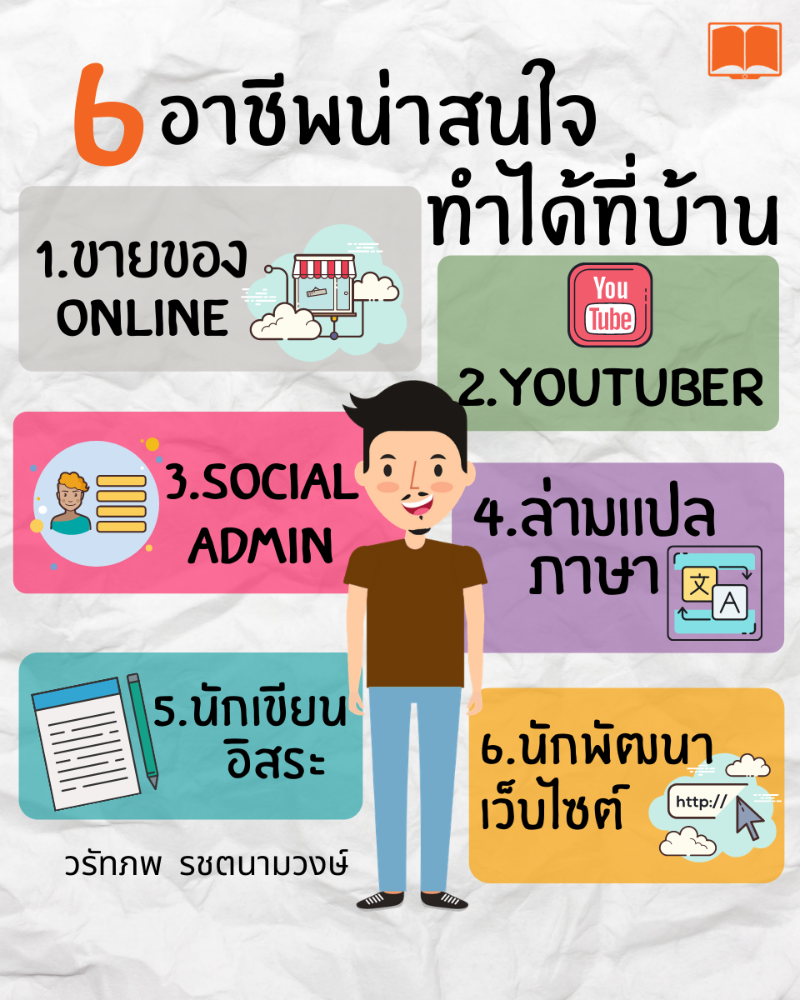 6 อาชีพ น่าสนใจ ทำได้ง่าย ที่บ้านคุณ | Dek-D.Com