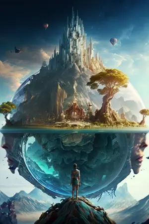 ปกนิยาย เมื่อพระเจ้ามือใหม่ชวนหนุ่มสุดห่วยให้ช่วยสร้างโลกแฟนตาซี