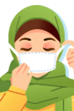 ปกนิยาย ​การดูแลและป้องกันCOVID-19